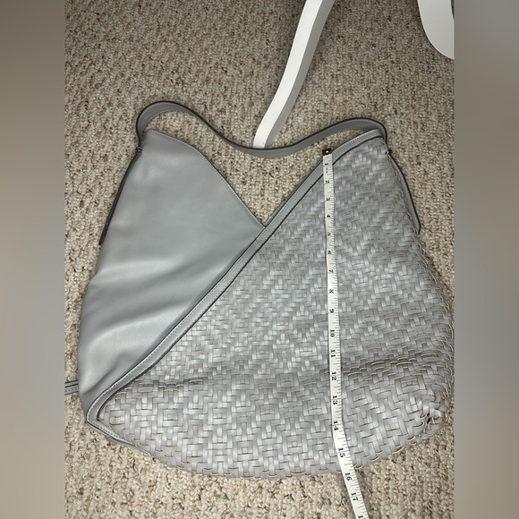Sole Society Chic Gray Hobo Bag with Quilted Texture - Picture 12 of 13